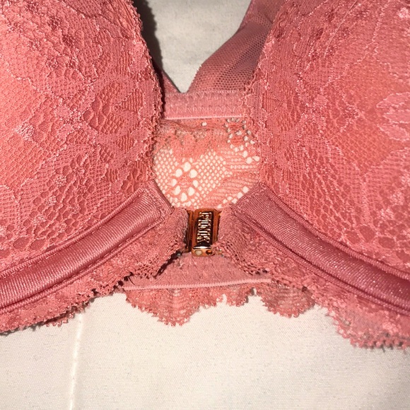 Pink Date Push Up Bra - Picture 2 of 3